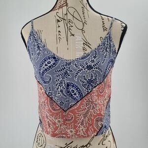 Tigerlily handkerchief tank top Size 2 resort wear vacation beachy cruise